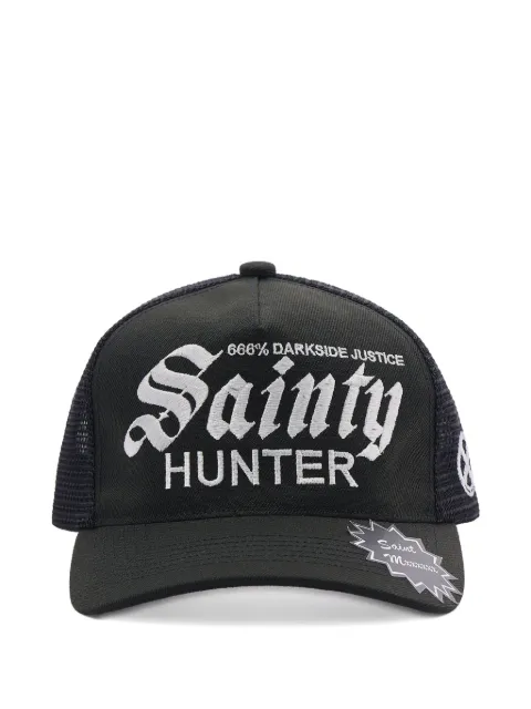 SAINT MXXXXXX embroidered mesh cap