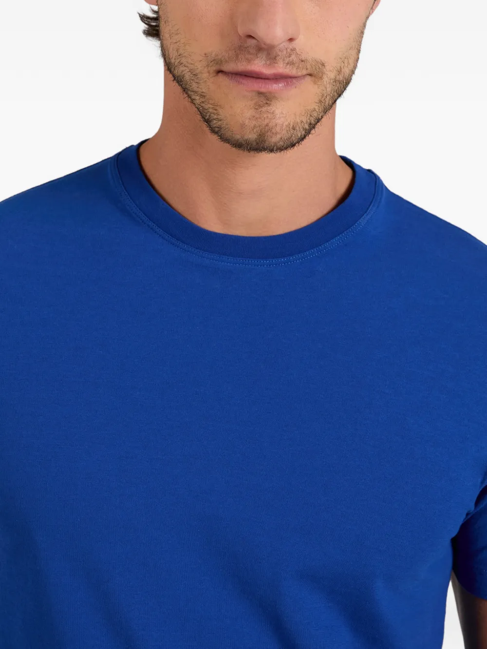 slowear Katoenen T-shirt met korte mouwen Blauw