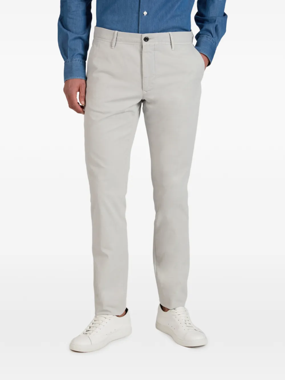 Incotex Slim-fit chino Grijs