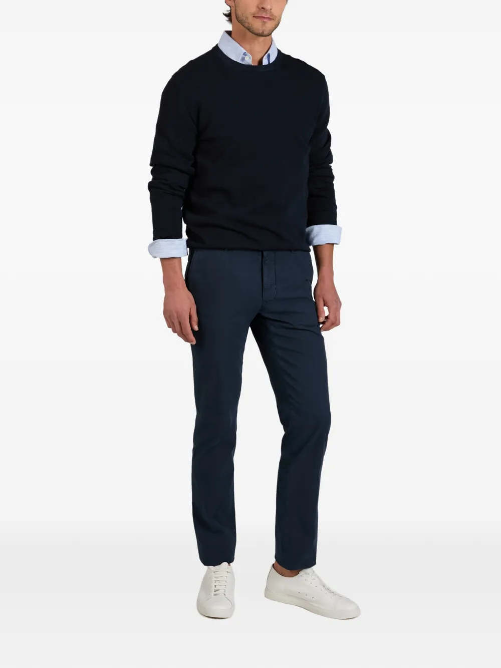 Incotex Slim-fit chino Blauw