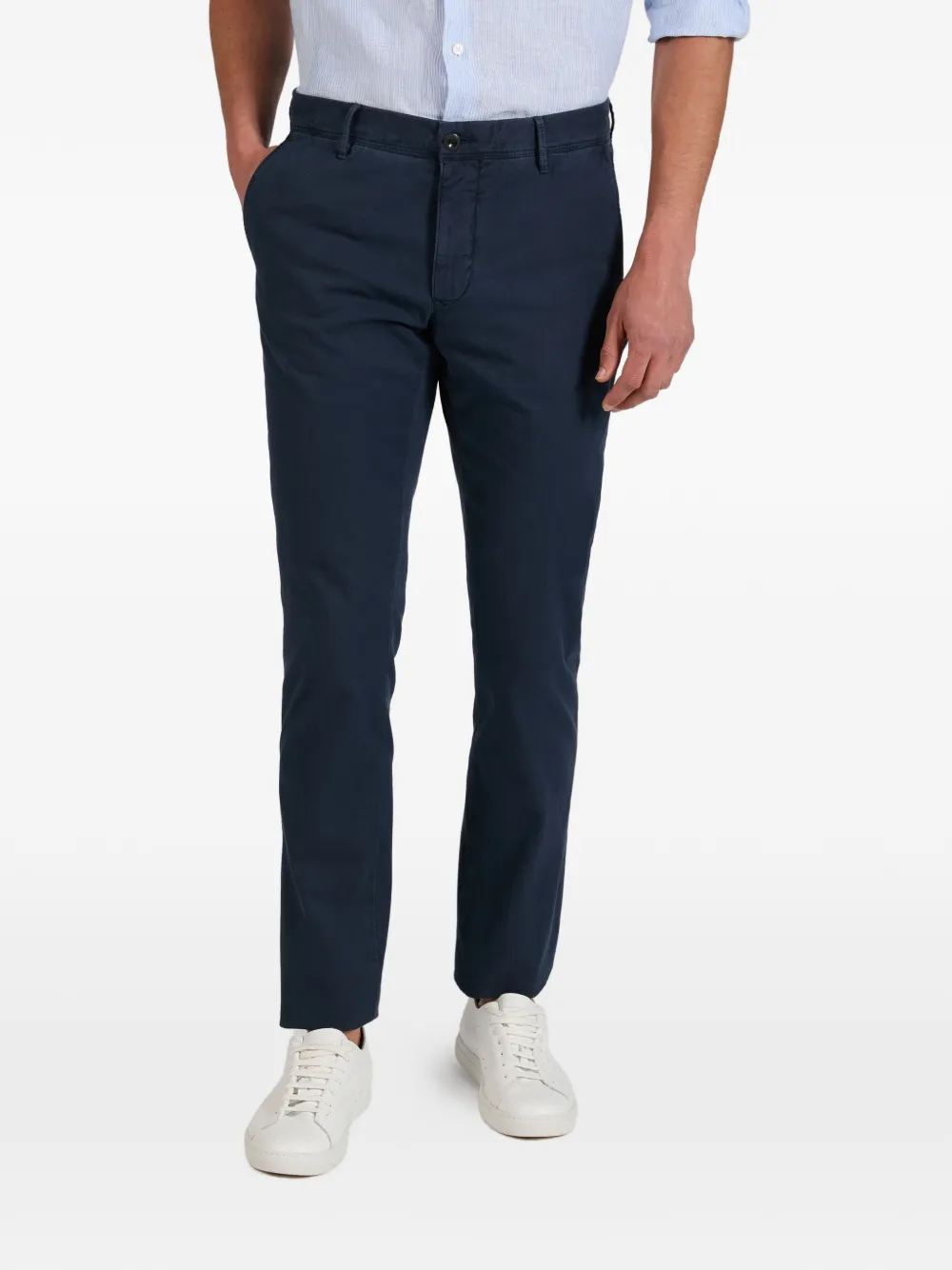 Incotex Slim-fit chino Blauw