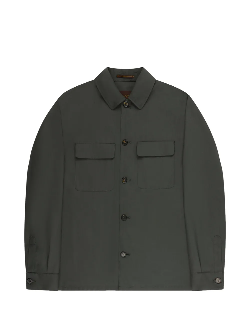 Incotex cotton overshirt - Verde