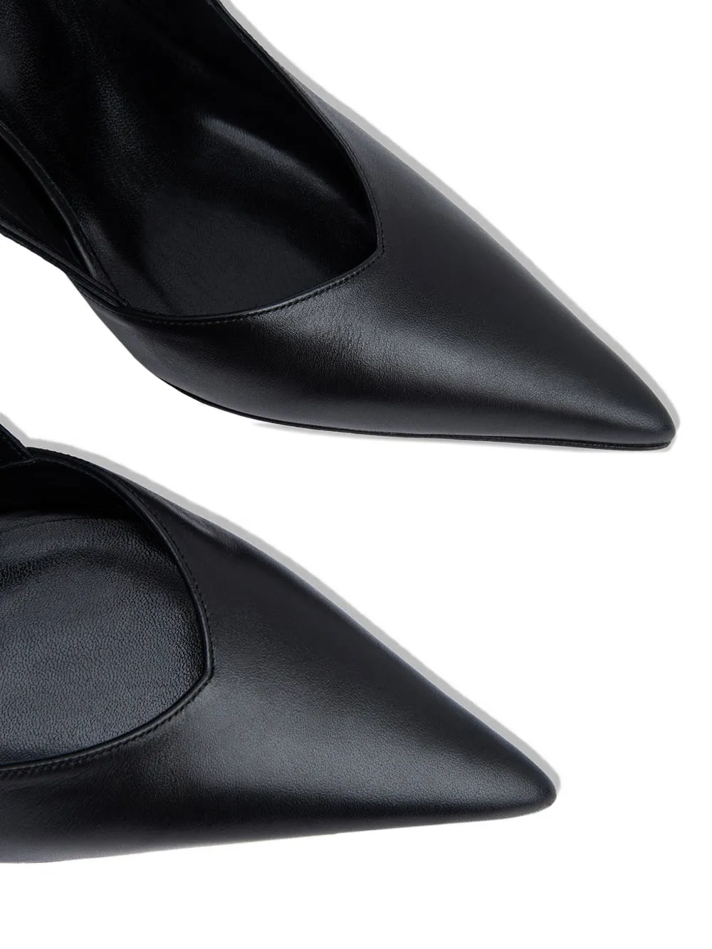 BY FAR Yasha twist-strap pumps Zwart