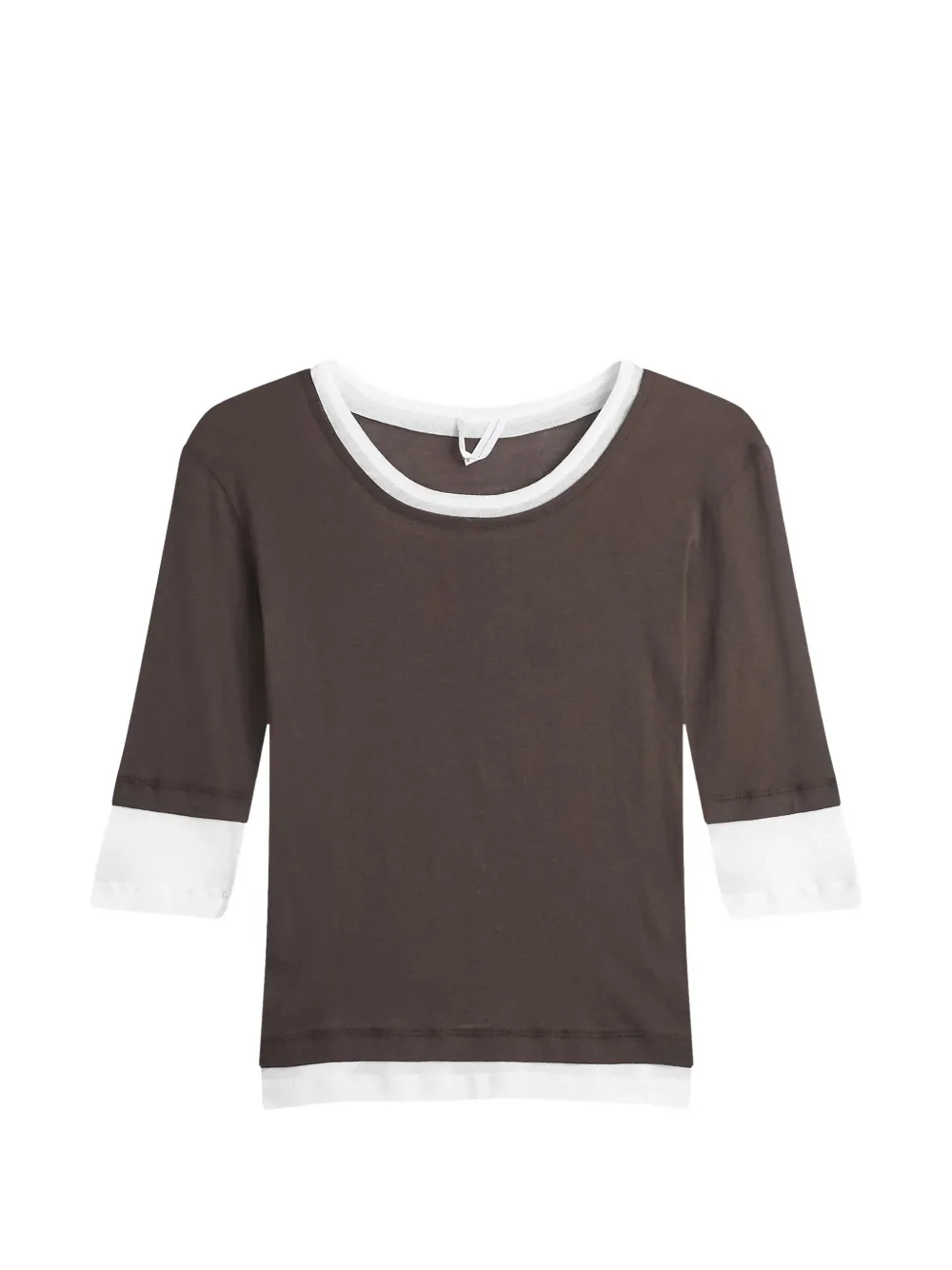 Gimaguas Meredith Layered-effect Top In Brown