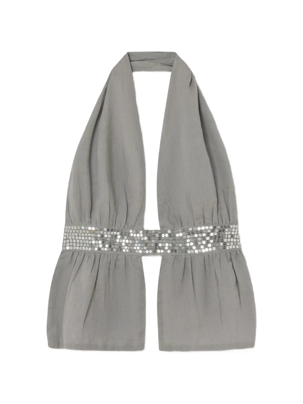 Gimaguas Infinito sequin-embellished top - Grigio