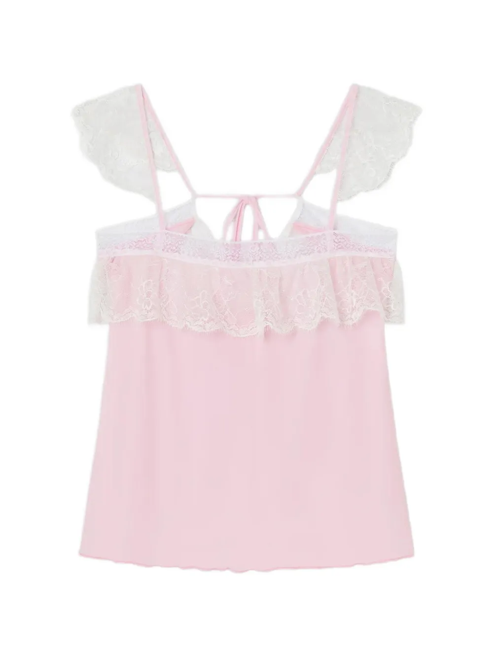 Gimaguas Meredith lace-trimmed top - Rosa