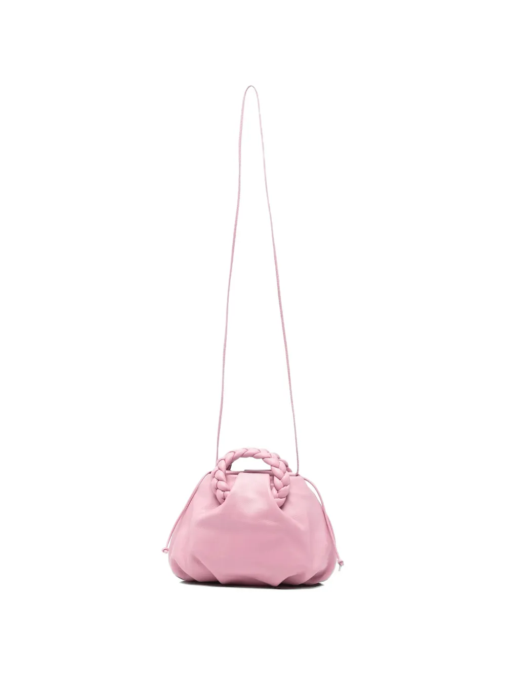 Hereu braided-handle drawstring cross body bag - Rosa