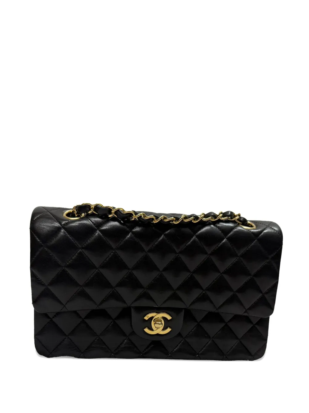 CHANEL Pre-Owned quilted CC turn-lock shoulder bag - Black