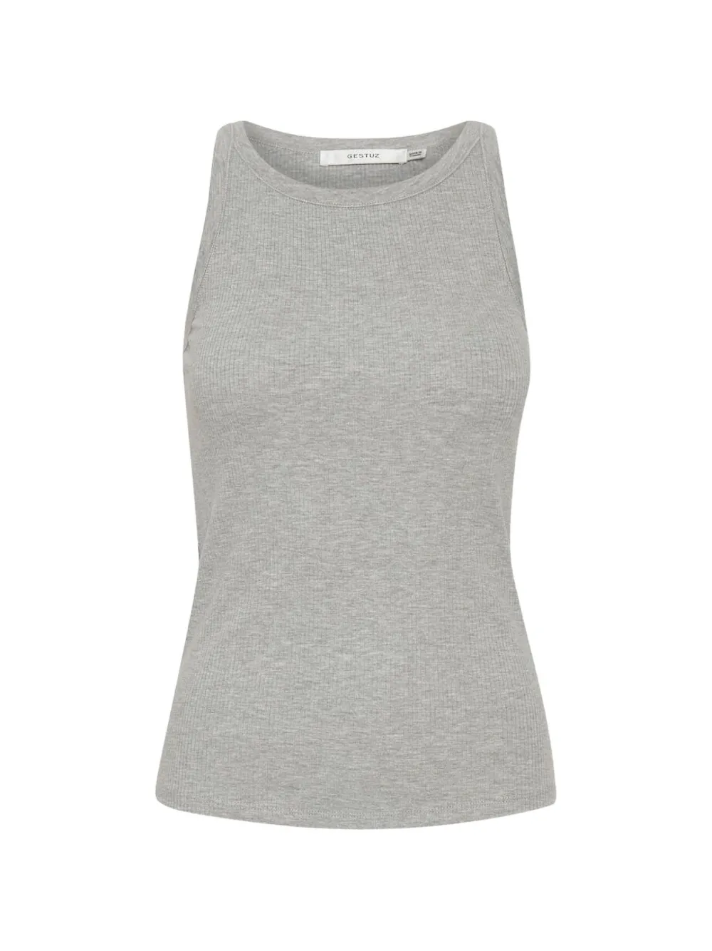 Gestuz RollaGZ ribbed tank top - Grigio
