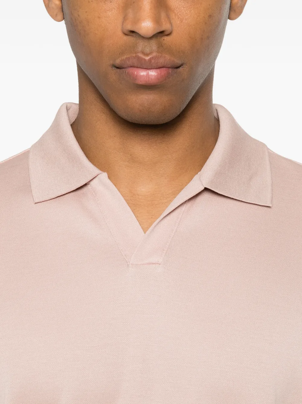 Herno Poloshirt met korte mouwen Roze