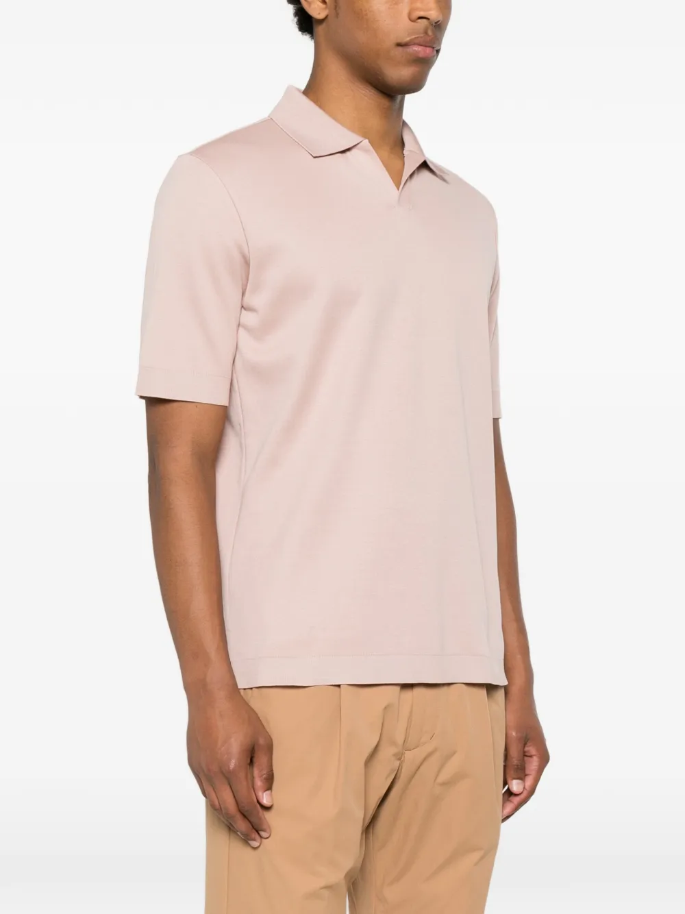 Herno Poloshirt met korte mouwen Roze