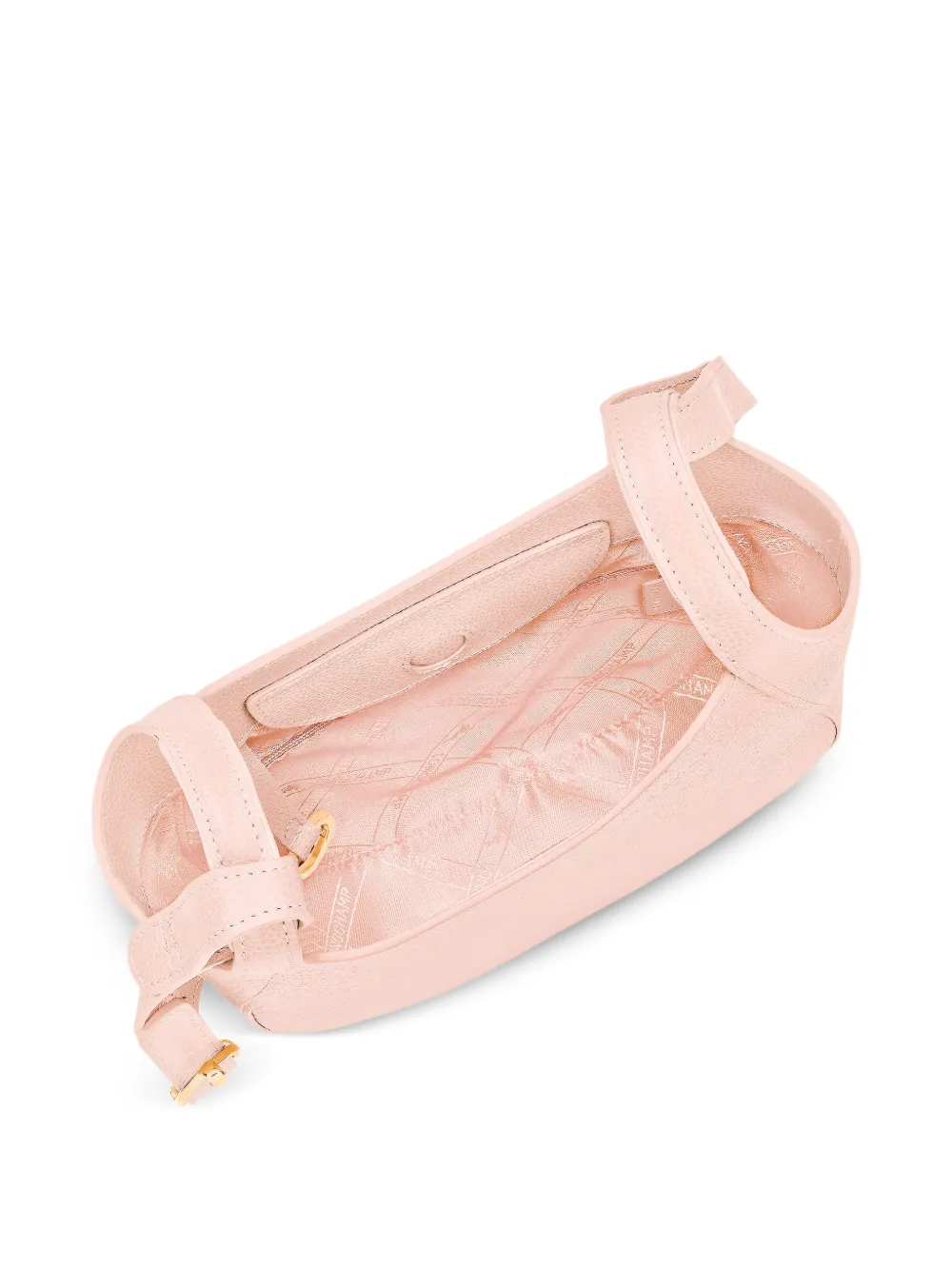 Longchamp Le Foulonné kleine crossbodytas Roze