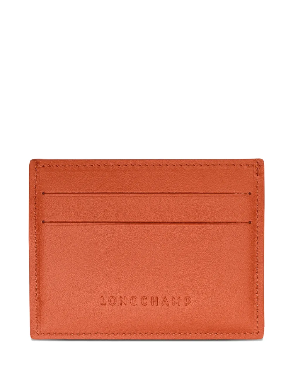  Longchamp Tarjetero Le Roseau - Naranja 