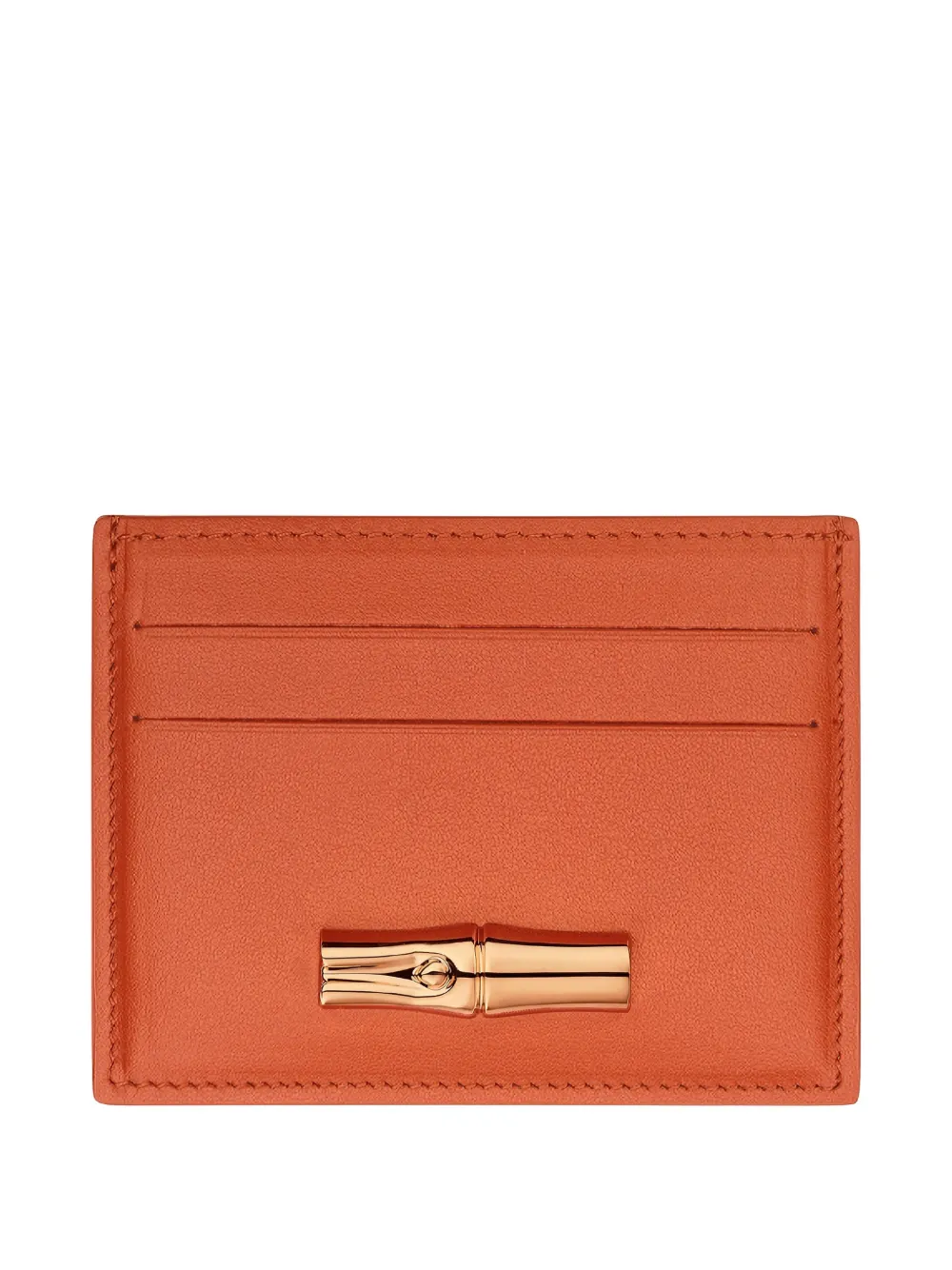 Longchamp Le Roseau card holder - Orange