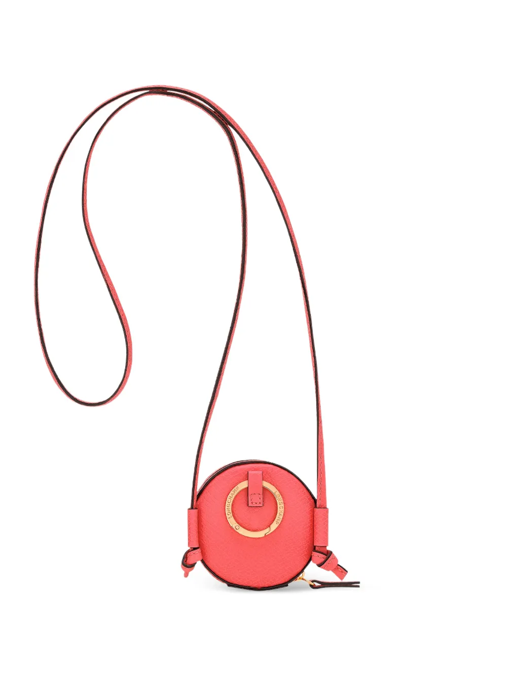 Longchamp Le Pliage leather coin purse - Rosa