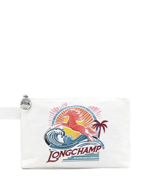 Longchamp bolsa de mano Le Pliage con estampado gráfico