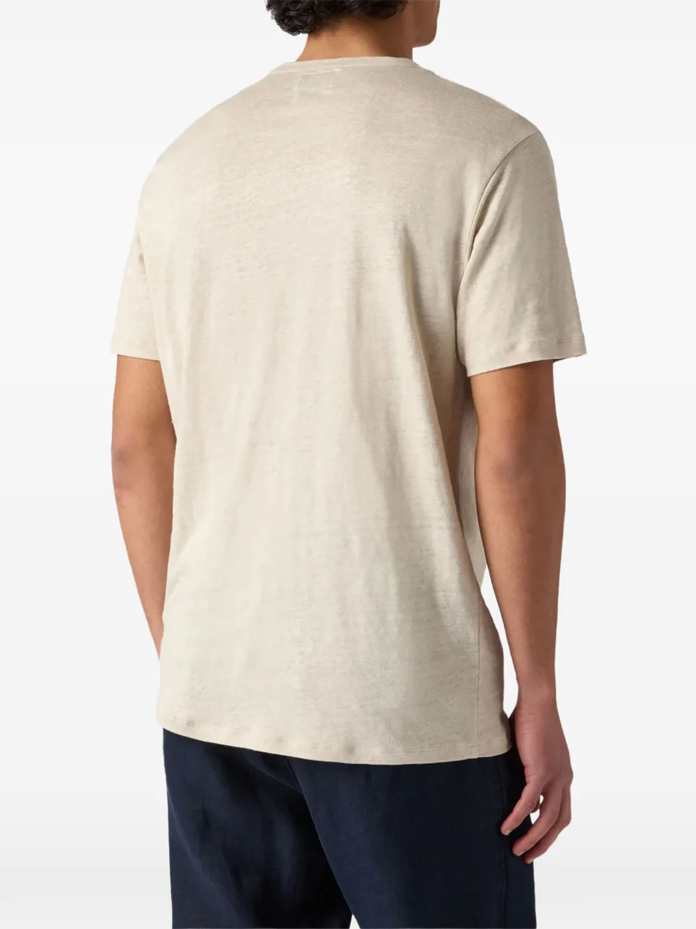 MC2 Saint Barth Linnen T-shirt Beige