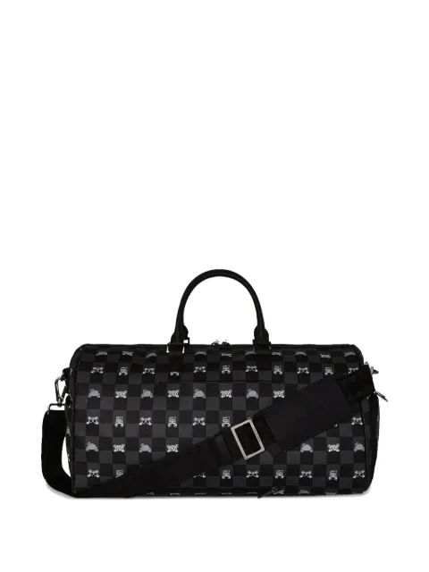 sprayground kid Shark Mouth rutig duffelväska
