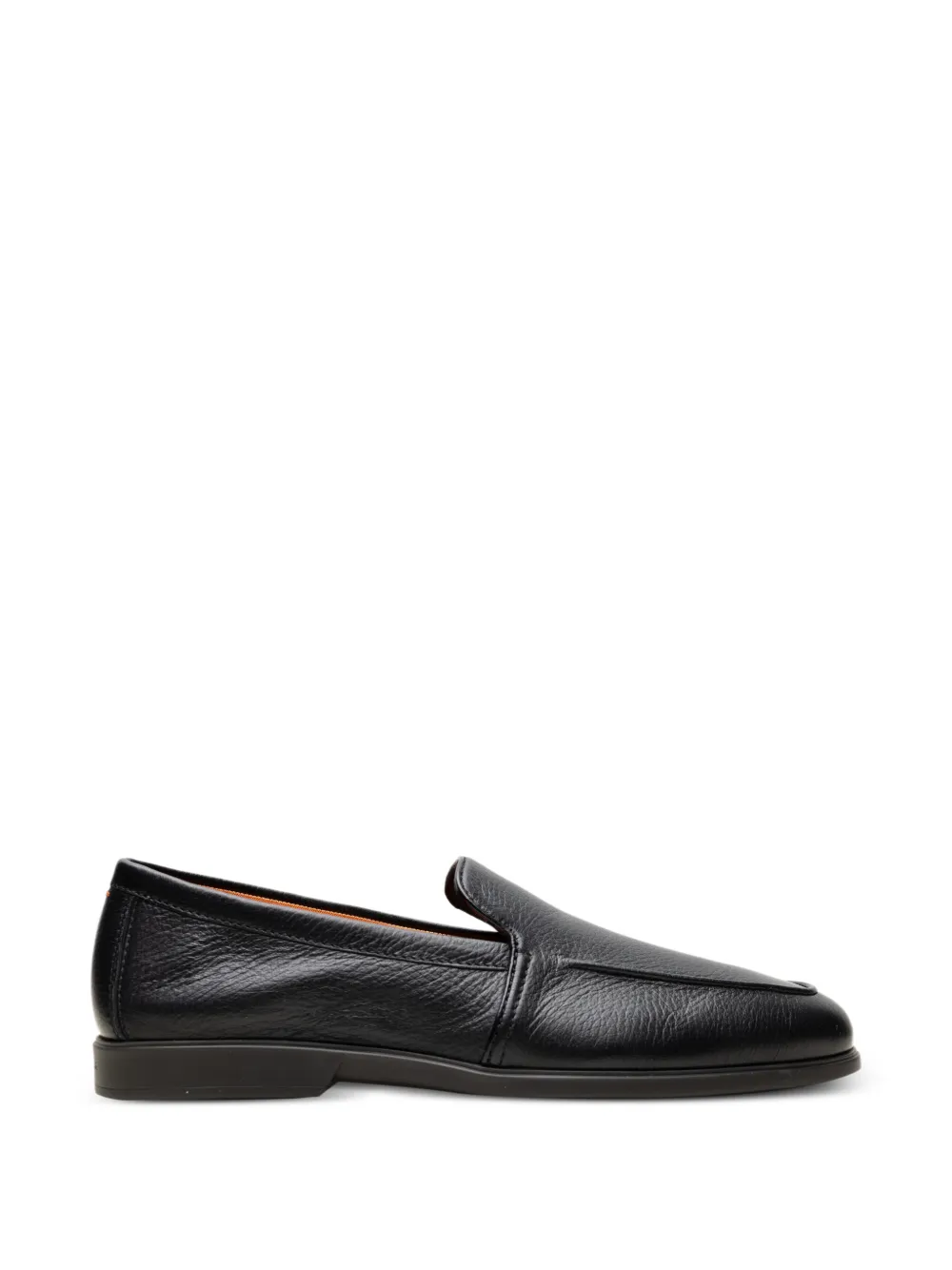 Santoni leather loafers - Black