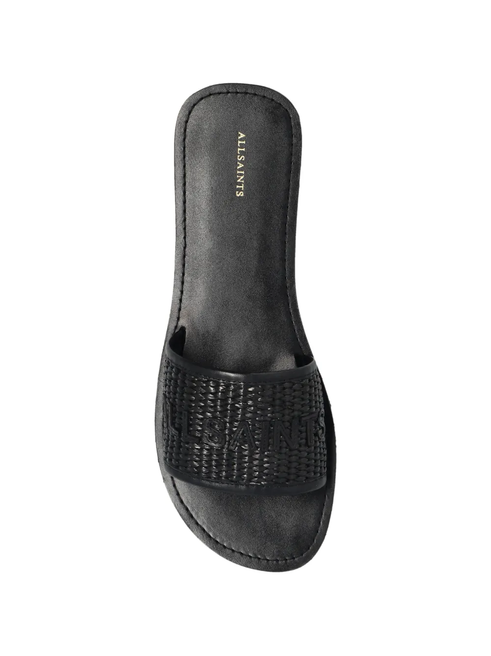 AllSaints Hoxton slippers Zwart