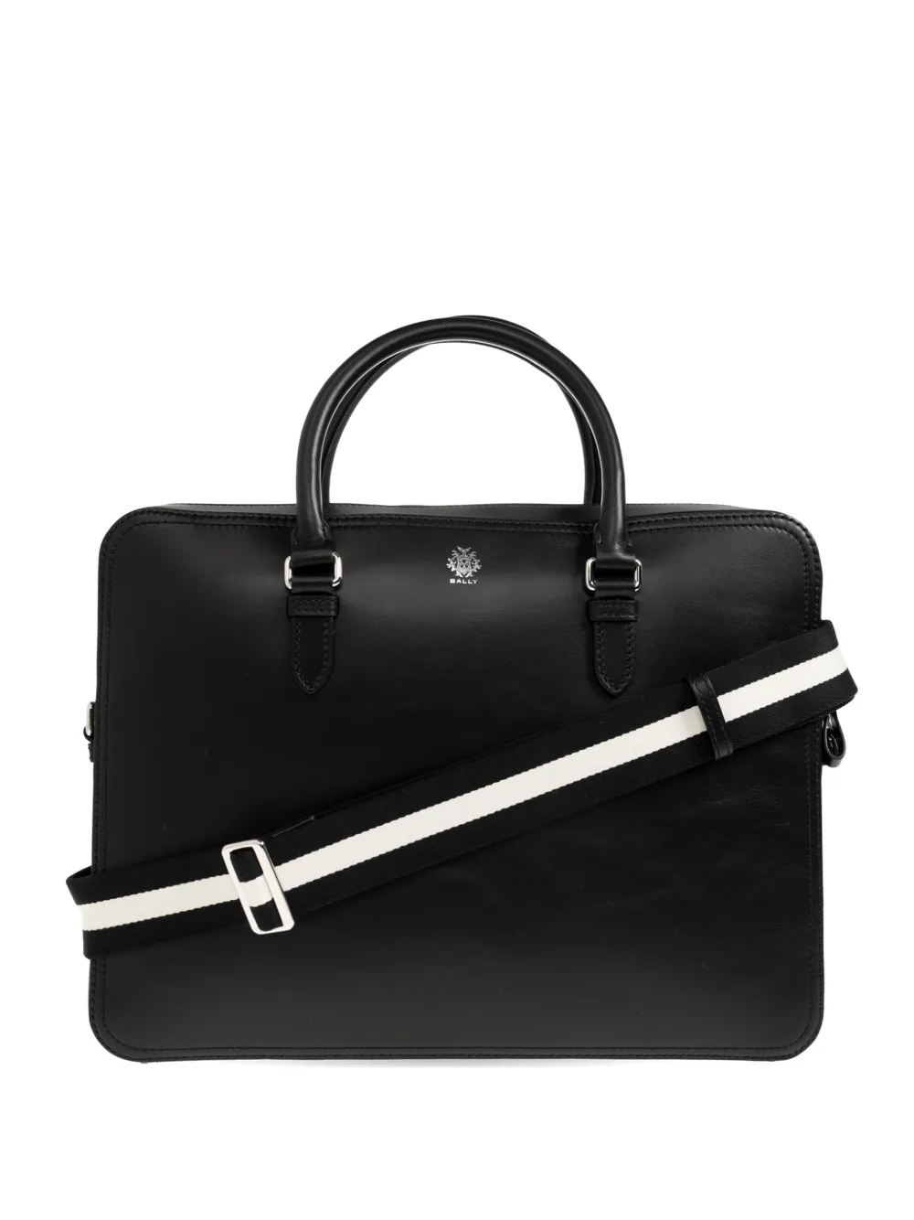Bally Ray Laptoptasche mit Logo-Print - Schwarz