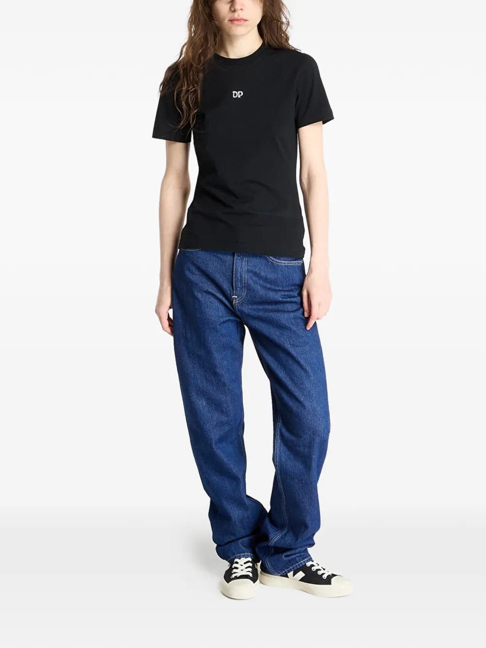 Daily Paper T-shirt met logoprint Zwart
