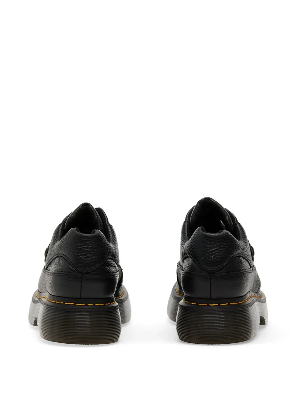 Dr Martens Buzz 5-Eye leren schoenen met plateauzool Zwart