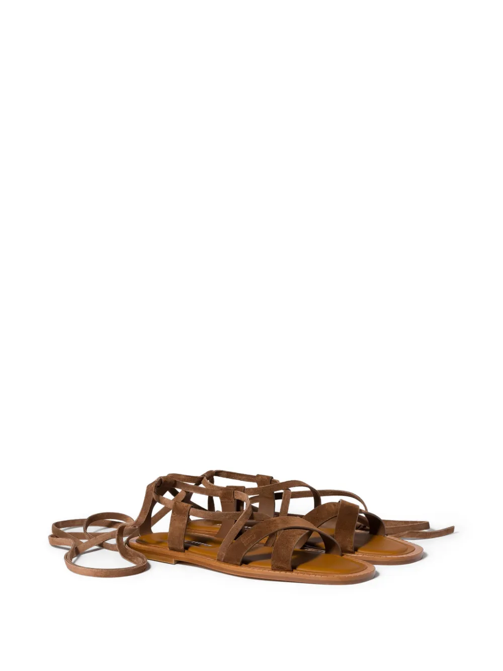 Miu Miu suede sandals - Braun