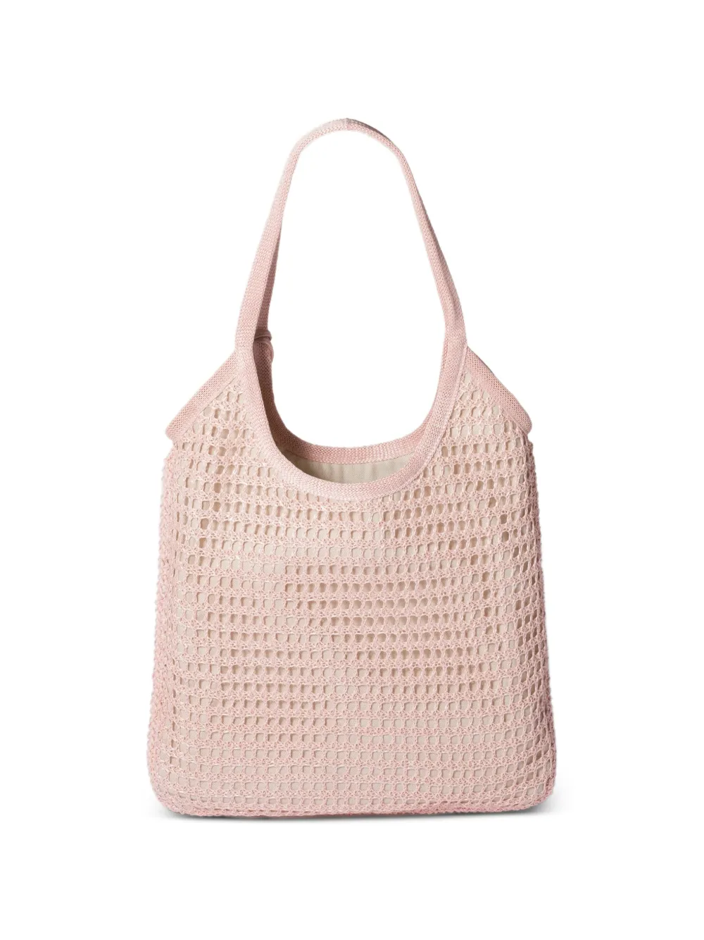 Miu Miu Ivy raffia crochet bag - Rosa