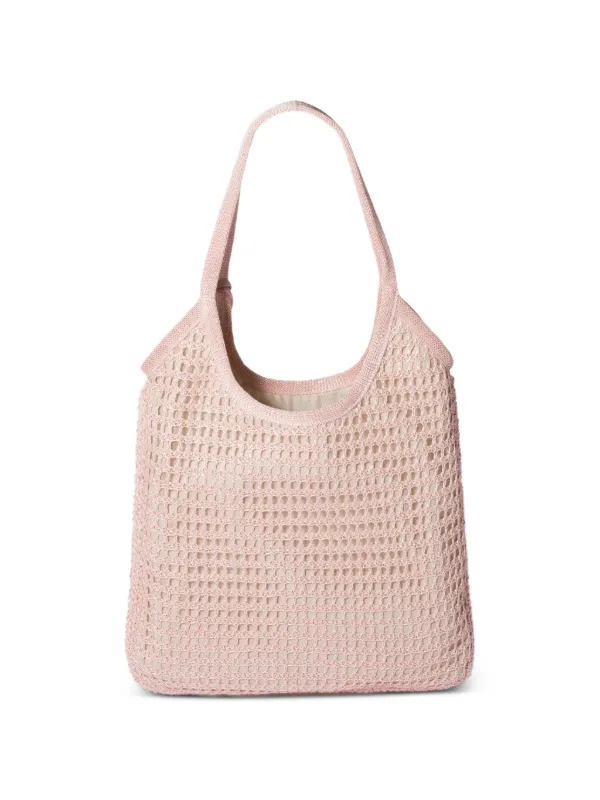 バッグ Miumiu Miu Miu Ivy Raffia Crochet Bag | Pink | FARFETCH