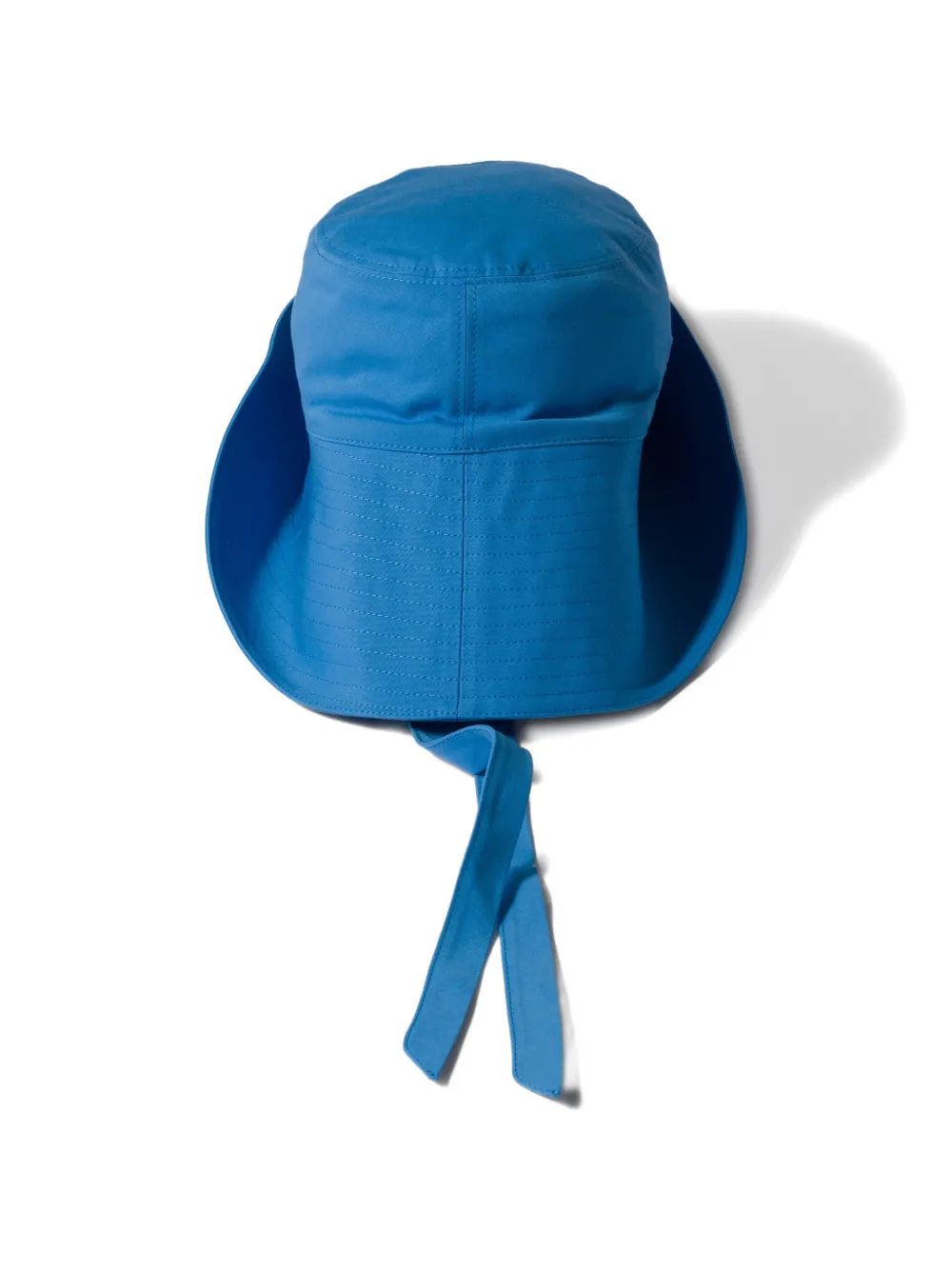 Miu Miu wide-brimmed poplin bucket hat - Blu