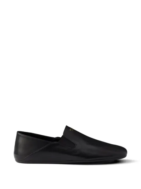 Prada leather loafers