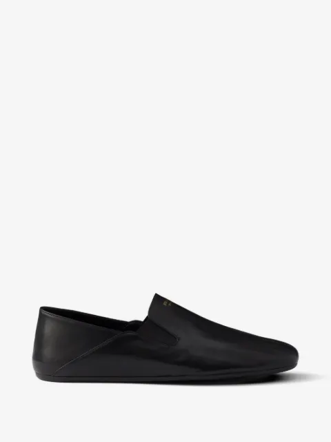 Prada leather loafers