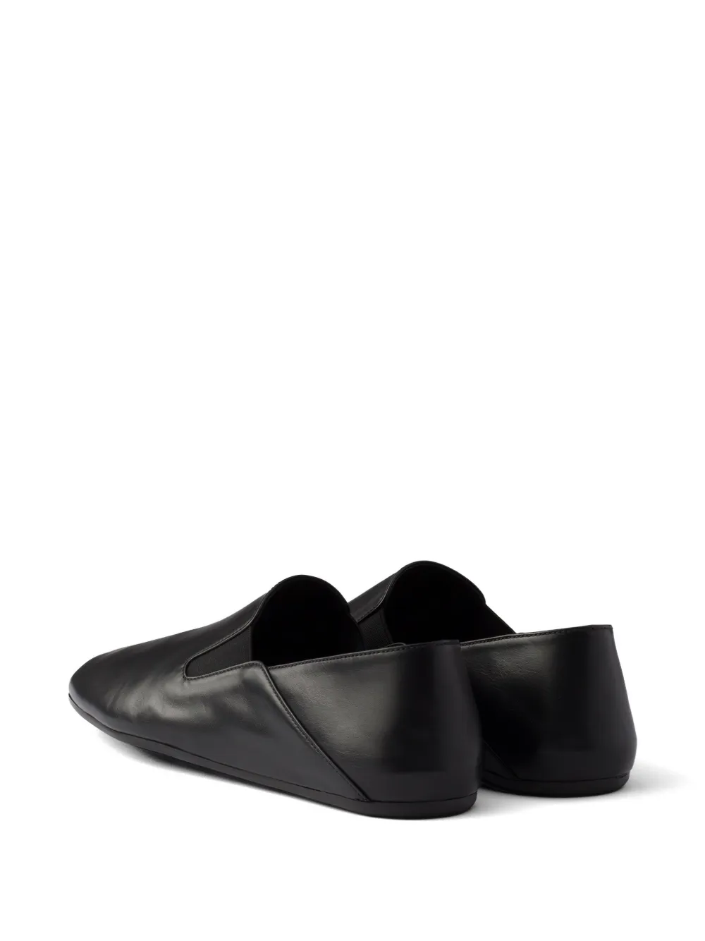 Prada Leren loafers Zwart
