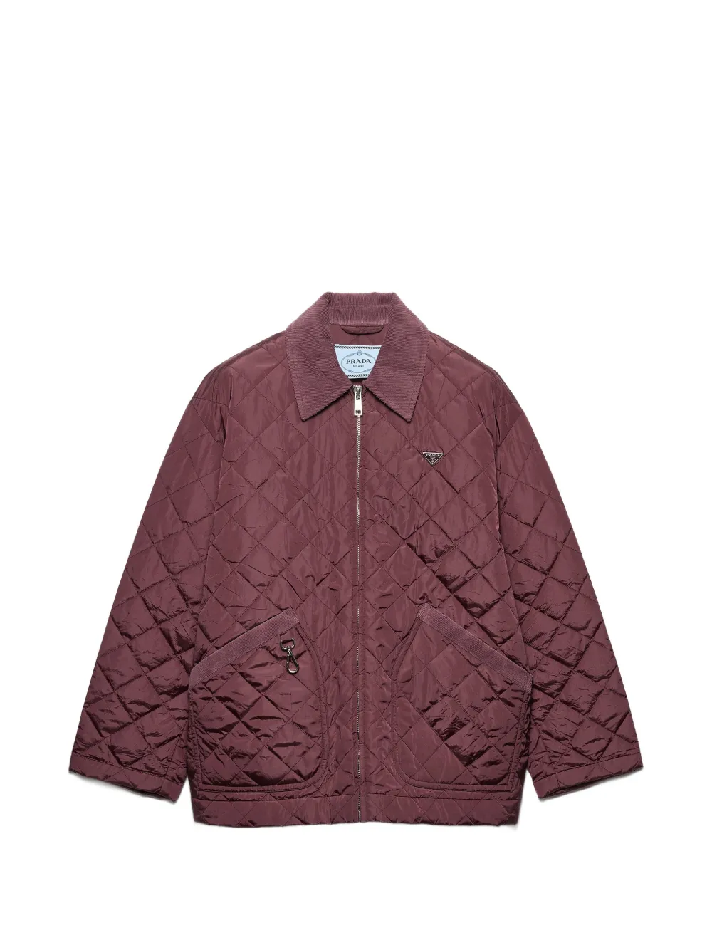 Prada Re-Nylon blouson jacket - Rot