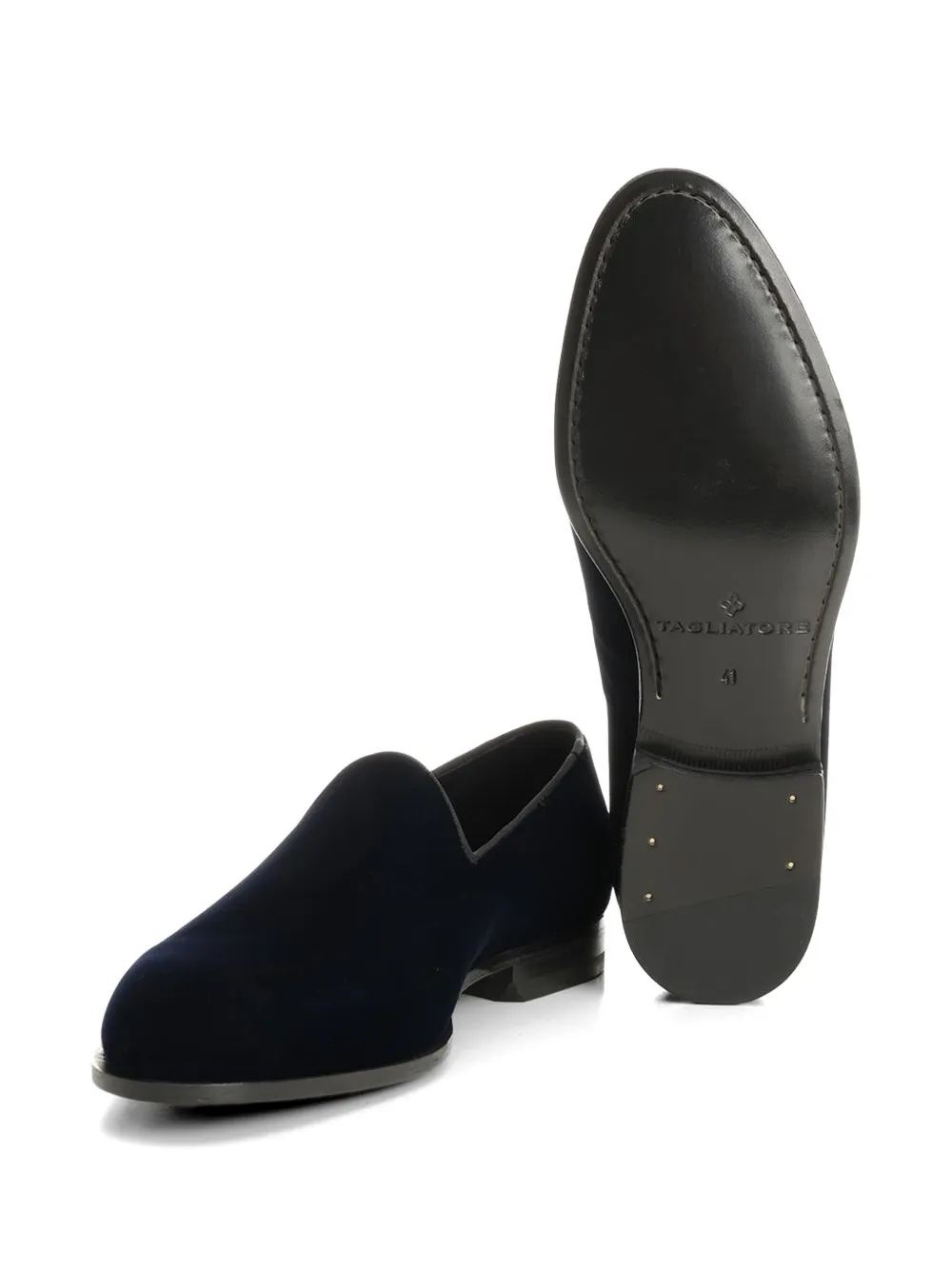 Tagliatore Skyler fluwelen loafers Blauw
