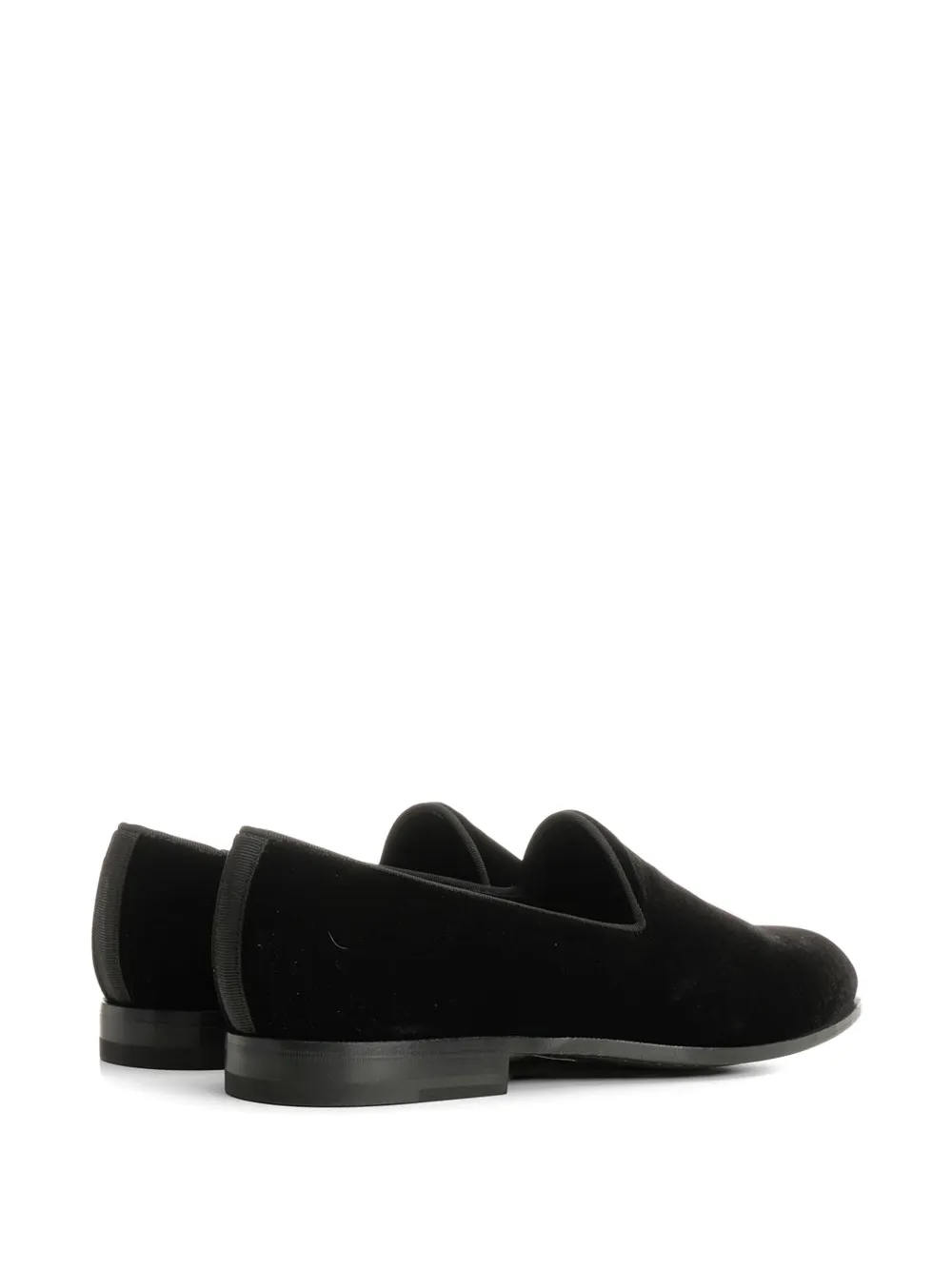 Tagliatore Skyler fluwelen loafers Zwart