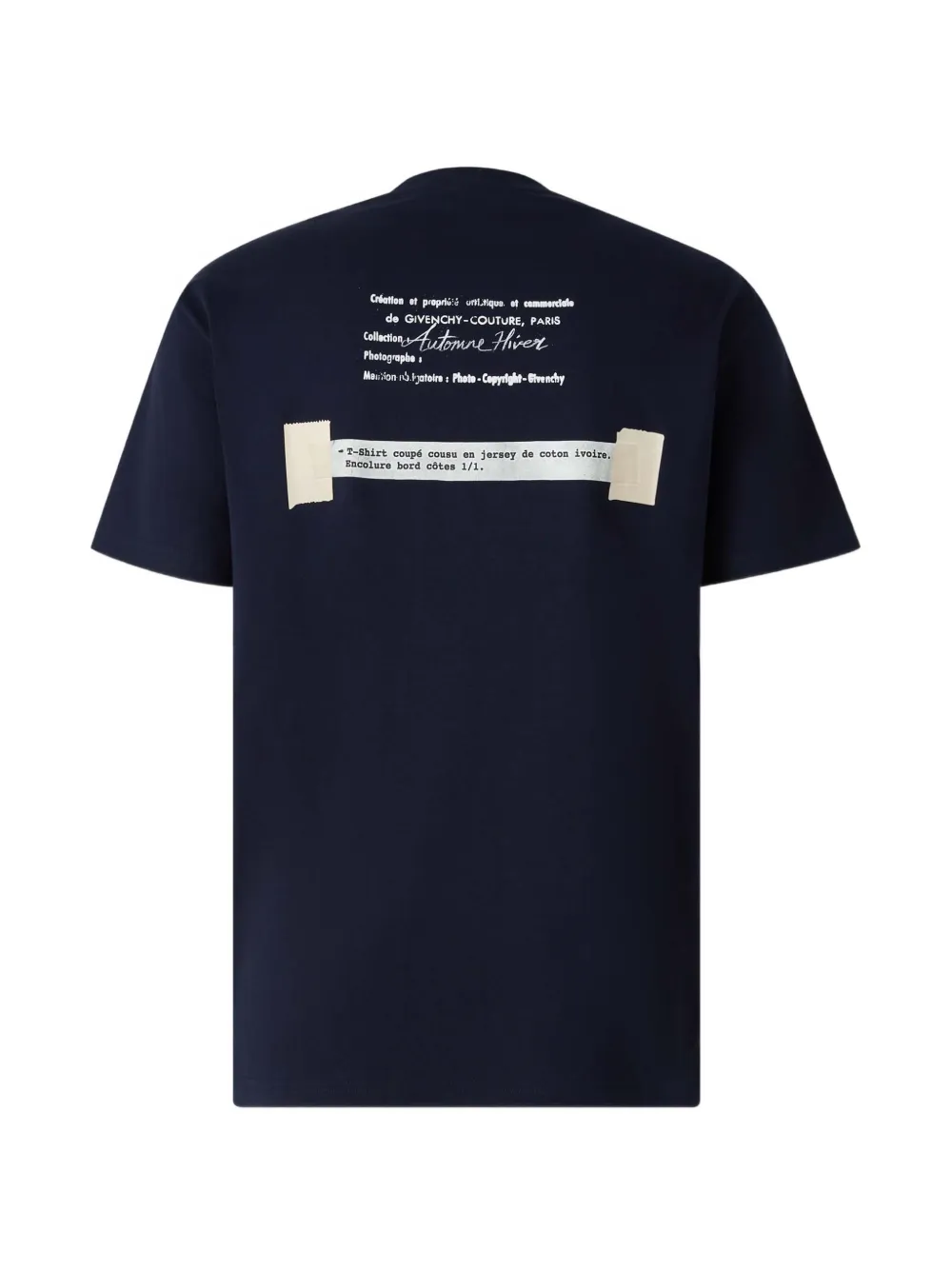 Givenchy Katoenen T-shirt met logoprint Blauw