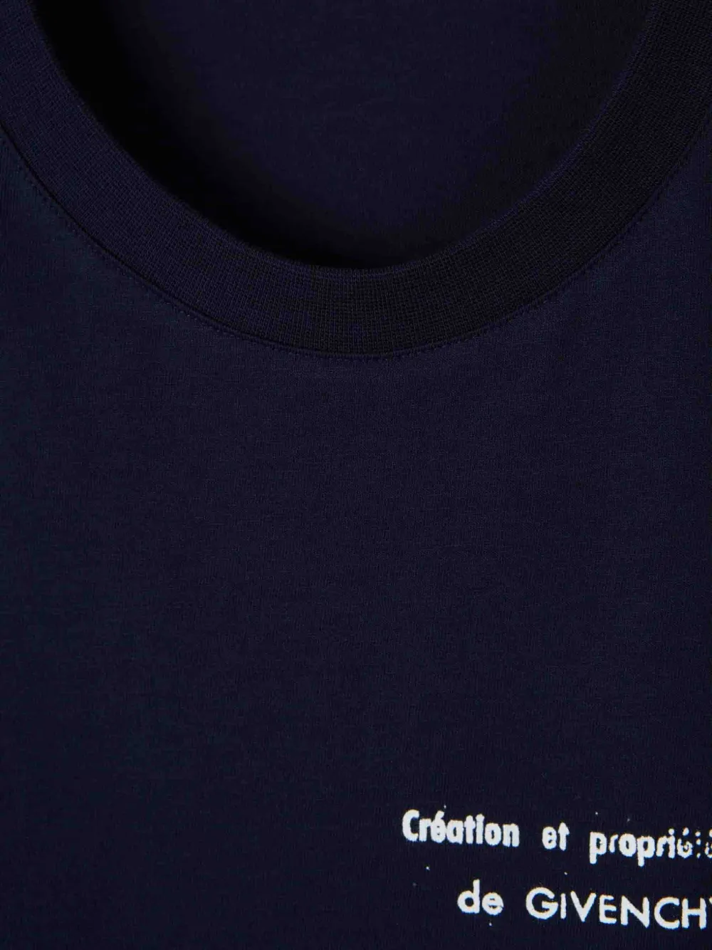 Givenchy Katoenen T-shirt met logoprint Blauw