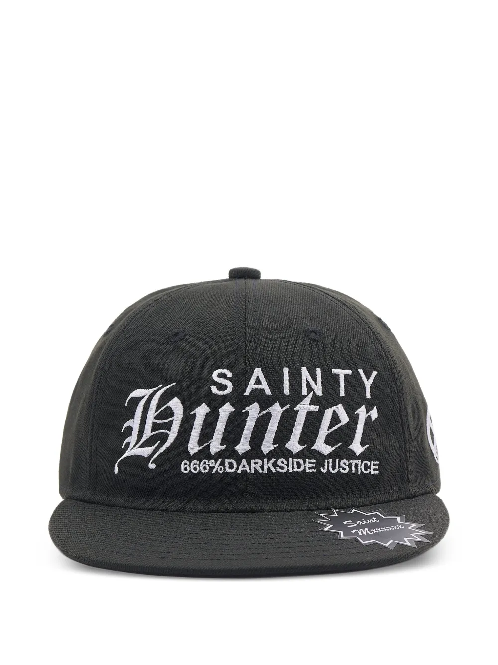 SAINT MXXXXXX Sainty Hunter embroidered cap - Nero