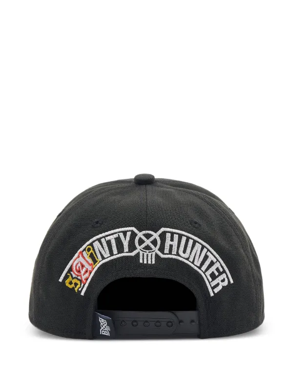 SAINT MXXXXXX Sainty Hunter Embroidered Cap | Black | FARFETCH