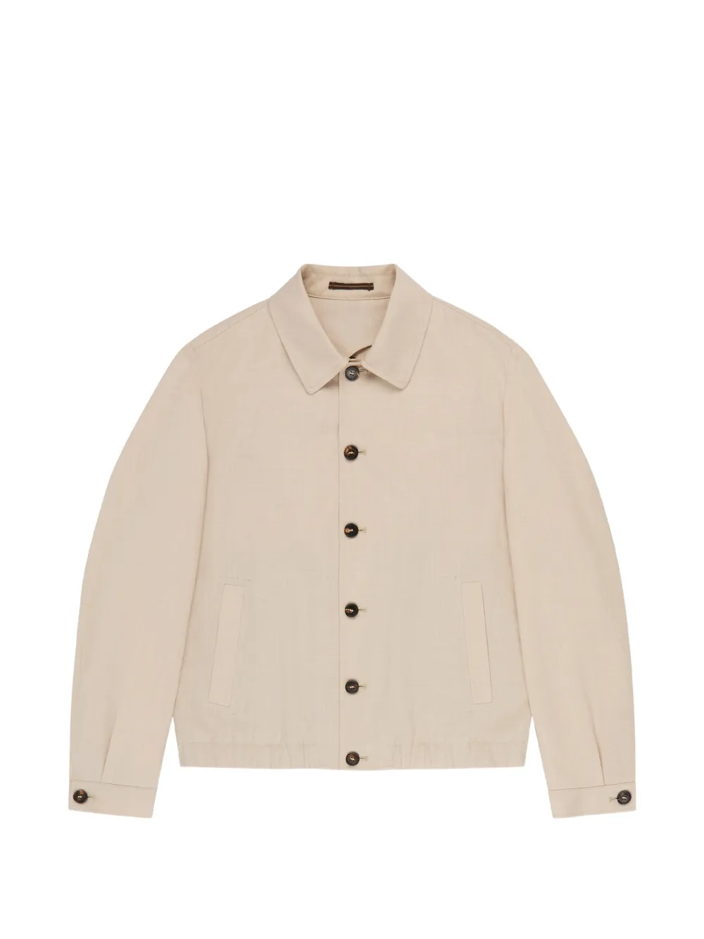 slowear Summertime tailored blouson jacket - Toni neutri