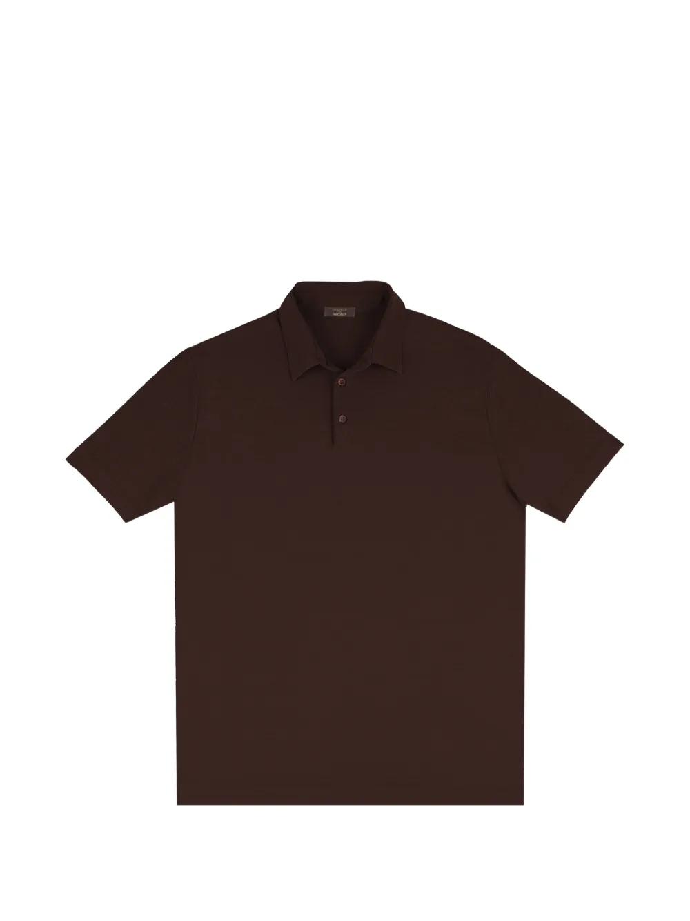 slowear Ice short-sleeve polo shirt - Marrone