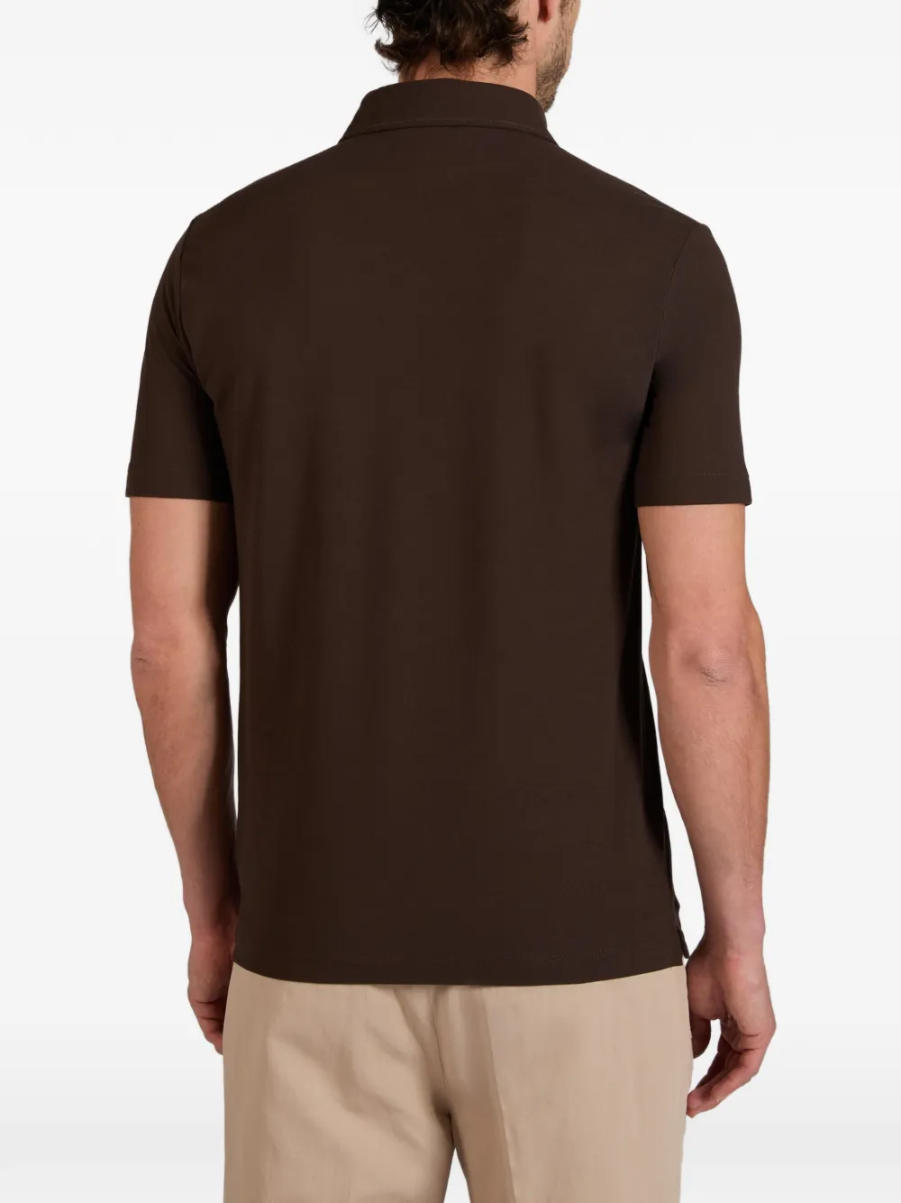 slowear Ice poloshirt met korte mouwen Bruin