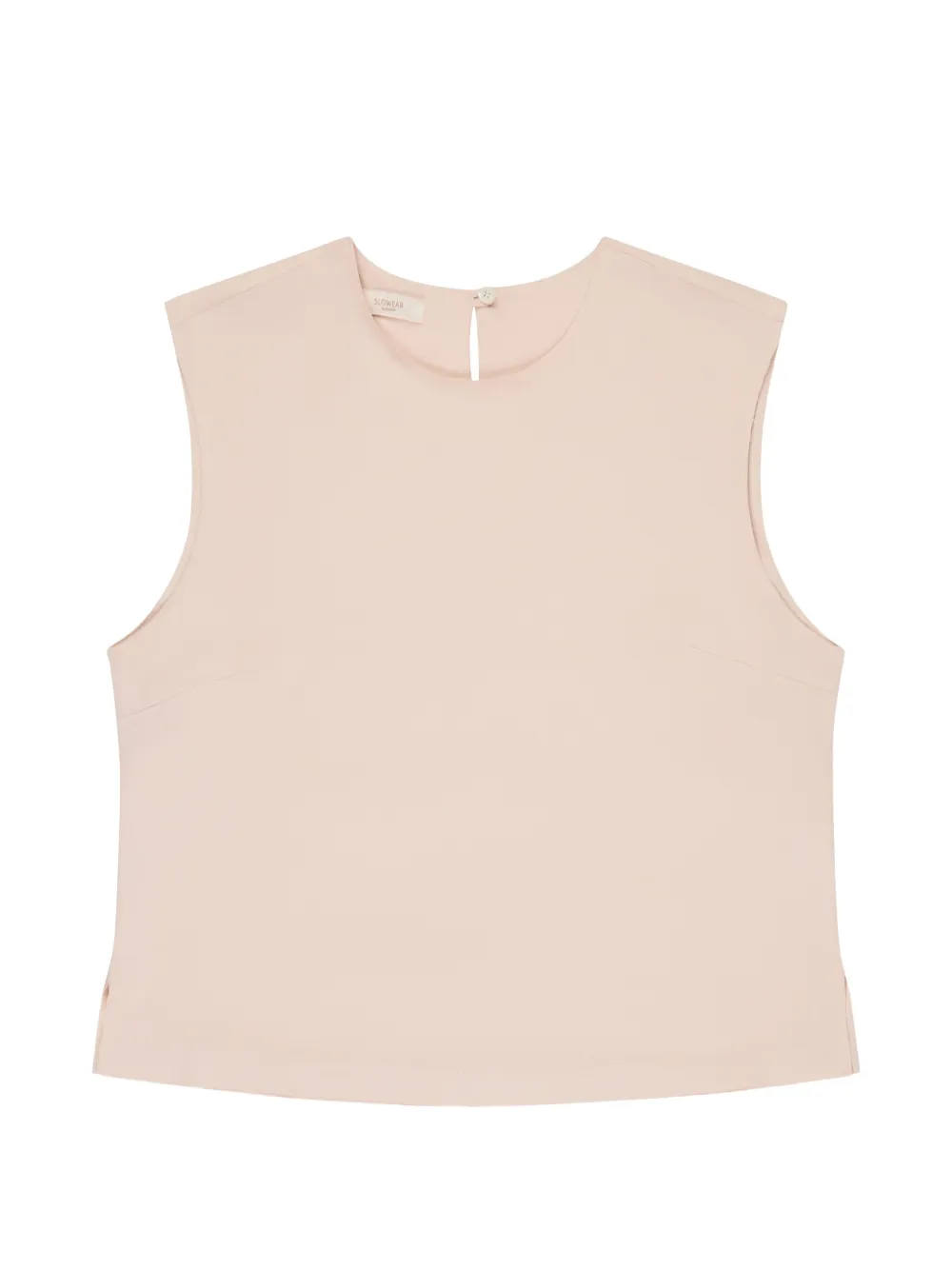 Glanshirt crew-neck blouse - Rosa
