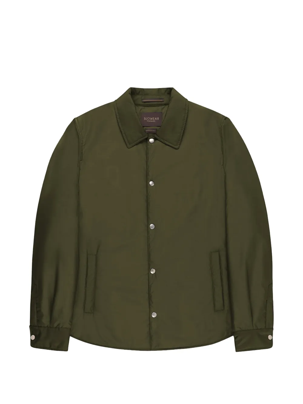 slowear Teknotela water-repellent padded jacket - Verde