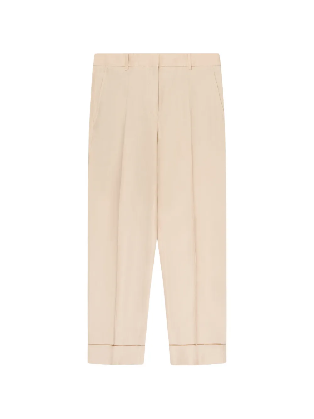 Incotex regular-fit turn-up trousers - Toni neutri