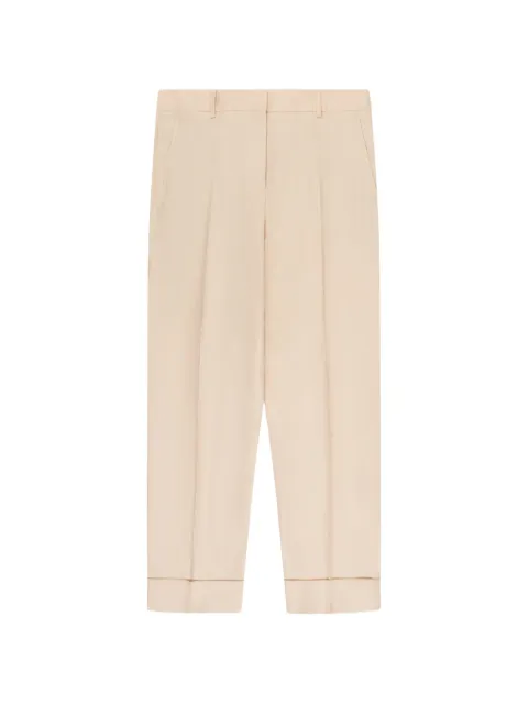 Incotex pantalones rectos con dobladillo vuelto
