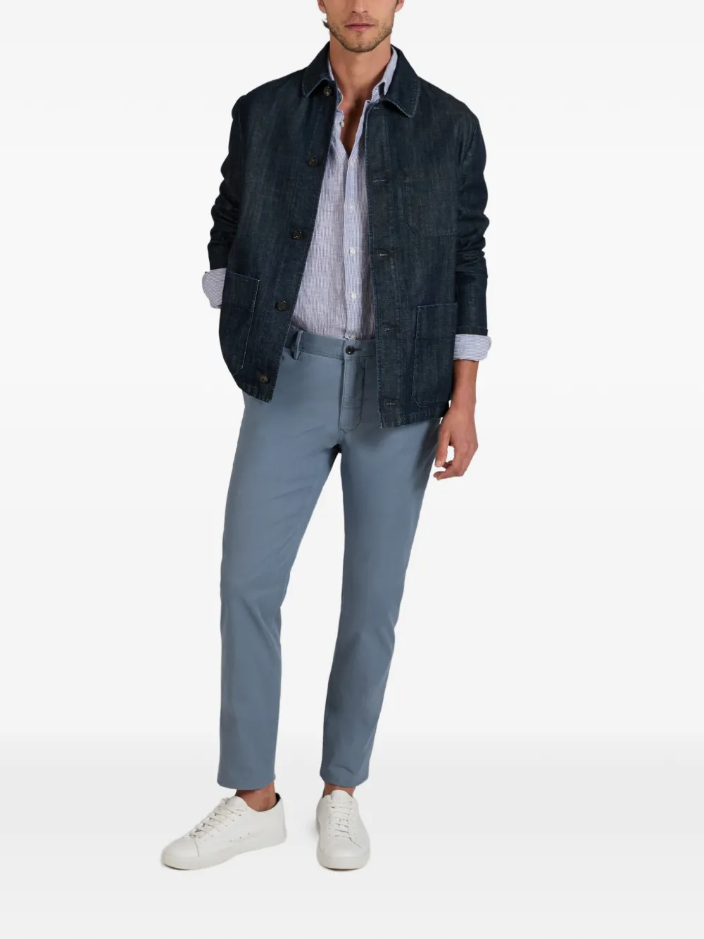 Incotex Slim-fit broek Blauw