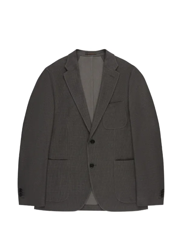 Incotex Chest-pocket Blazer in Grey